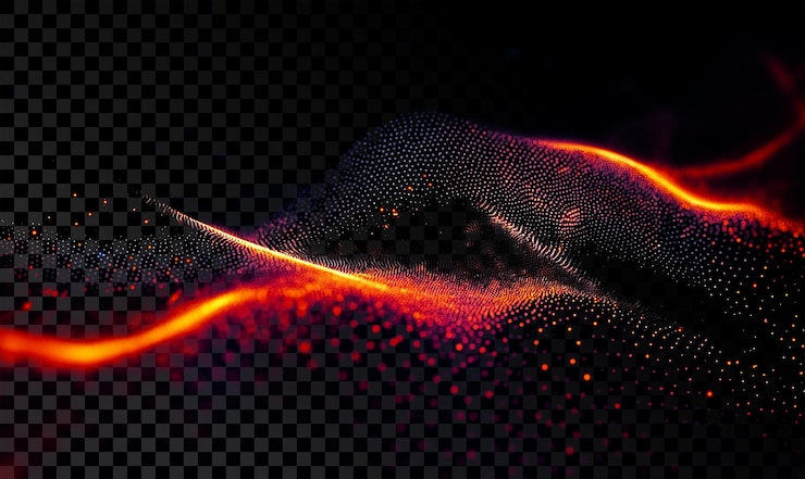 PSD abstract energy wave