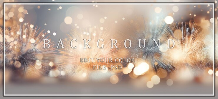PSD abstract festive background with glitter