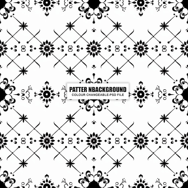 abstract flower of four petals seamless pattern vintage background texture pattern