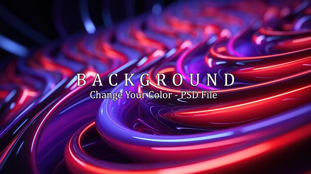 PSD abstract fractal background creative glowing spiral