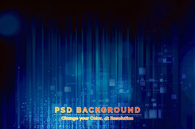 PSD abstract futuristic electronic circuit technology background