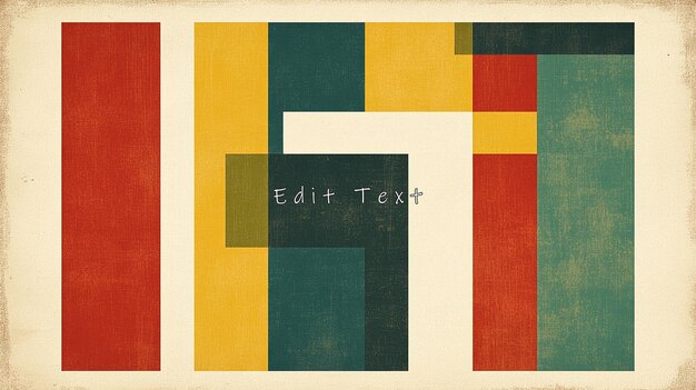 abstract geometric art with layered rectangles and textured background
