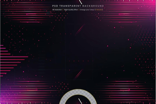 PSD abstract geometric diagonal shape on transparent background