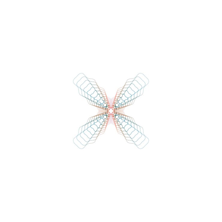 PSD abstract geometric mandala