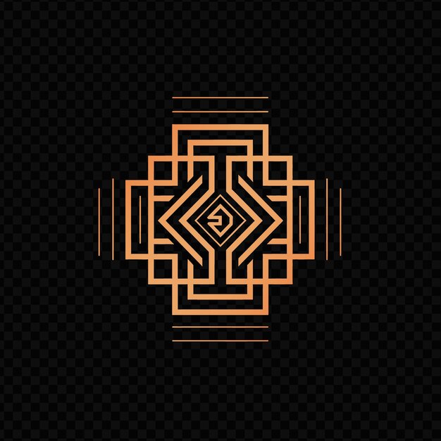 PSD abstract geometric pattern on a black background