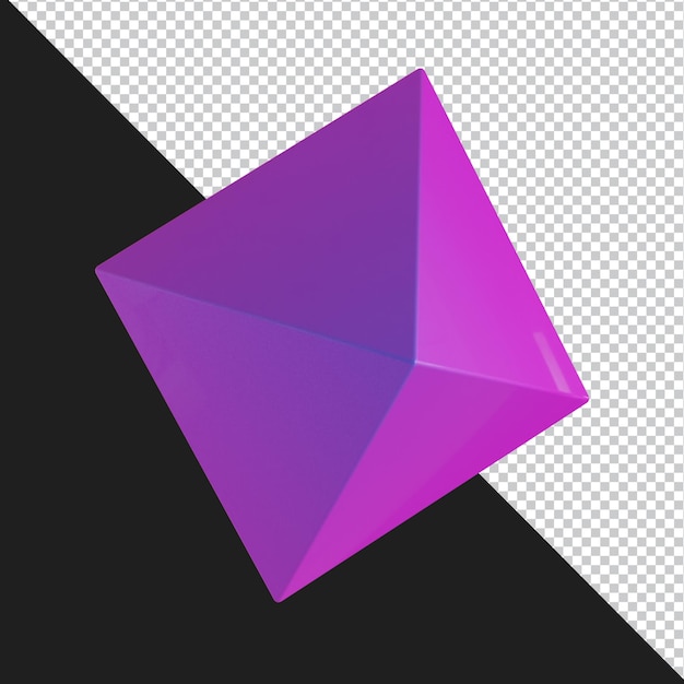 abstract geometric shape futuristic gradient material design 3d rendering