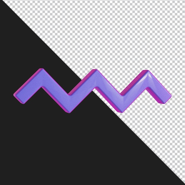 abstract geometric shape futuristic gradient material design 3d rendering