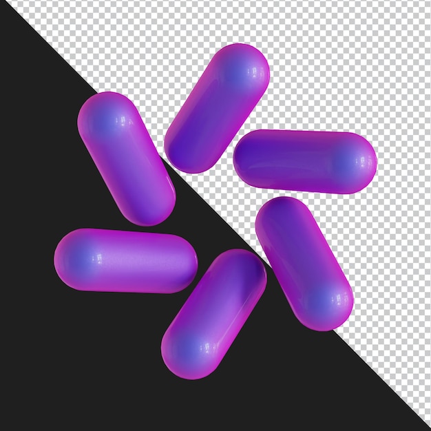 abstract geometric shape futuristic gradient material design 3d rendering