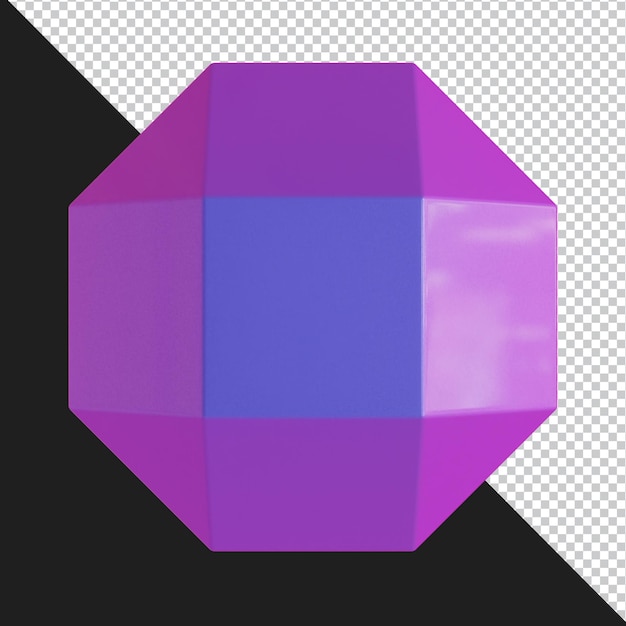 abstract geometric shape futuristic gradient material design 3d rendering