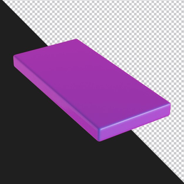abstract geometric shape futuristic gradient material design 3d rendering
