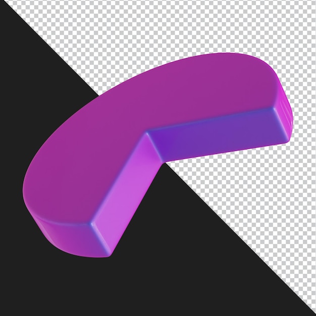 abstract geometric shape futuristic gradient material design 3d rendering