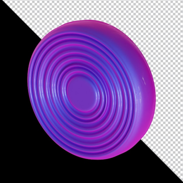 abstract geometric shape futuristic gradient material design 3d rendering