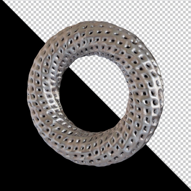 PSD abstract geometric shape futuristic metal clay material design 3d rendering