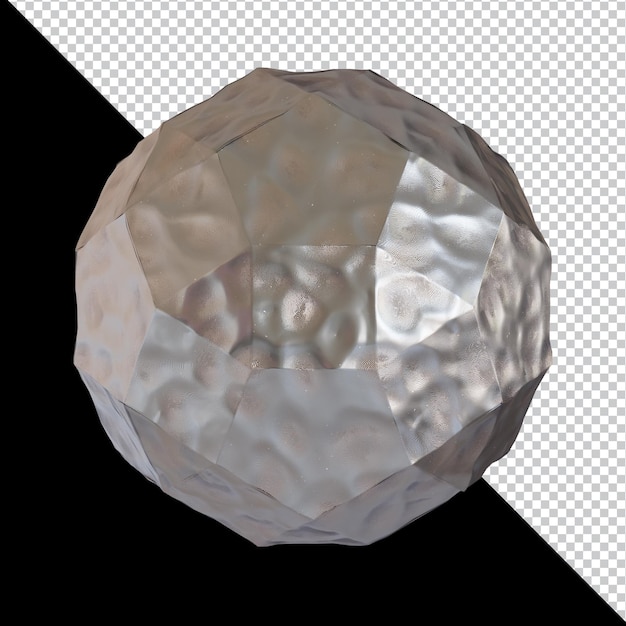 PSD 추상적 인 기하학적 모양 미래형 금속 점토 재료 디자인 3d 렌더링