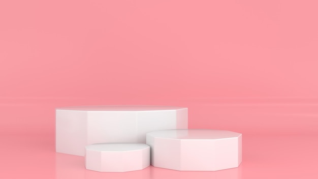 abstract geometric shape pastel color minimal modern style concept