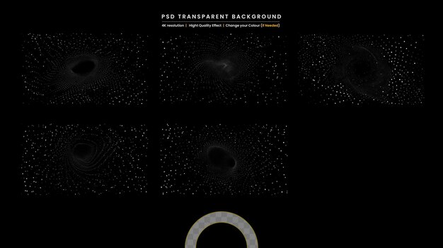 PSD geometria astratta su sfondo trasparente