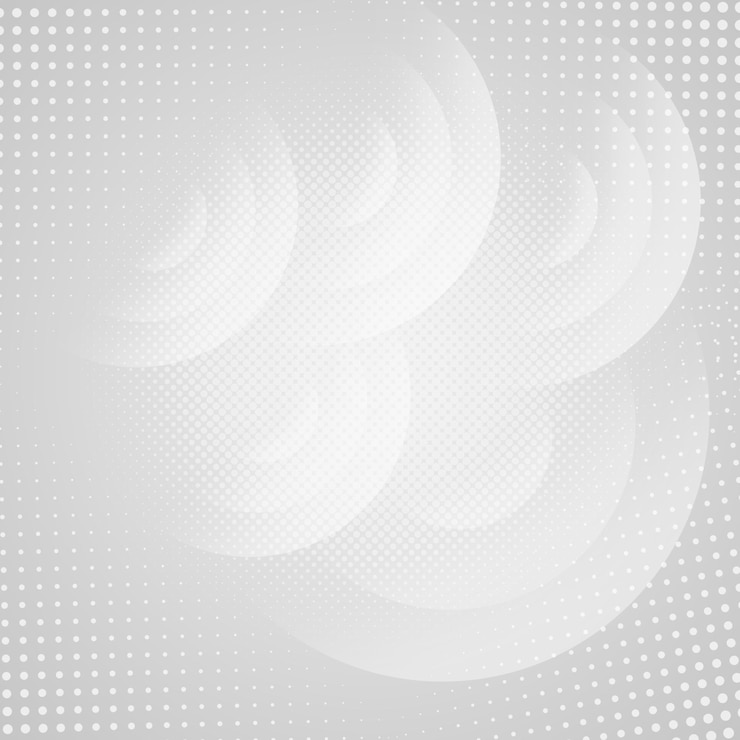 PSD abstract geometrisch achtergrondontwerp met gelaagde cirkels en halftone-effect