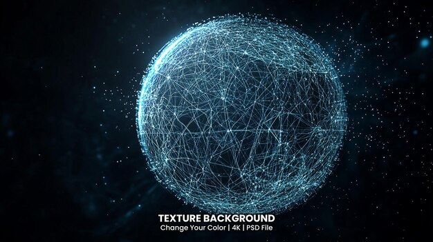 abstract global network technology connection texture background