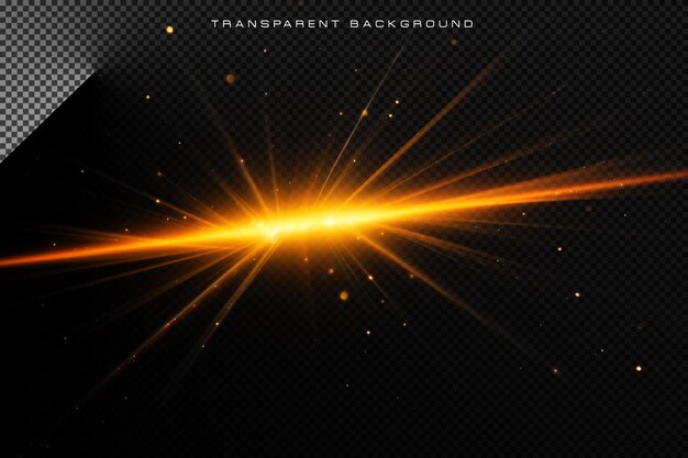 PSD abstract glowing shining motion fire on transparent background