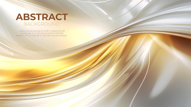 PSD abstract gold white background