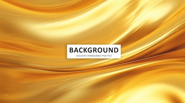 PSD abstract golden wave textured background