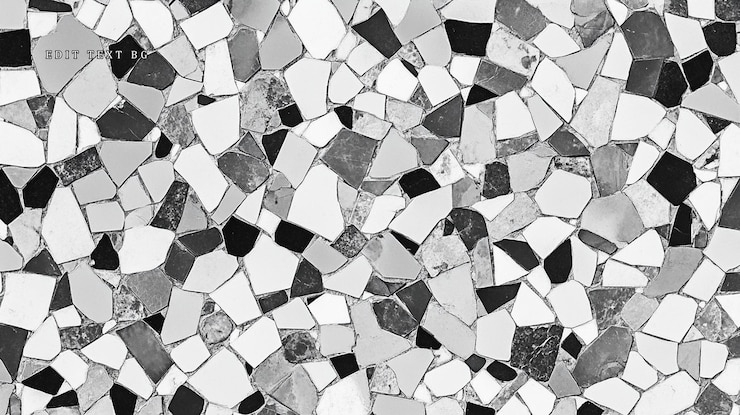 PSD abstract grayscale mosaic tile texture background