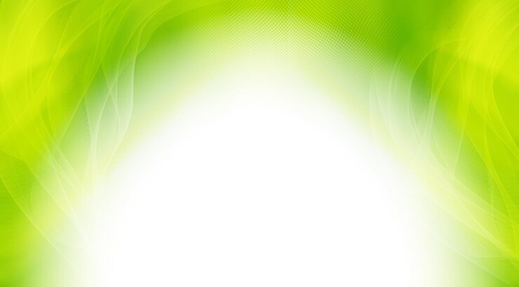 PSD abstract green light design met golven en gloed