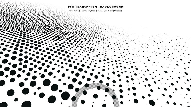 PSD abstract halftone dotted background futuristic grunge pattern dot wave