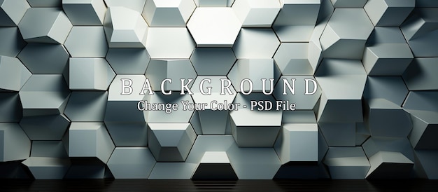 Abstract hexagon background