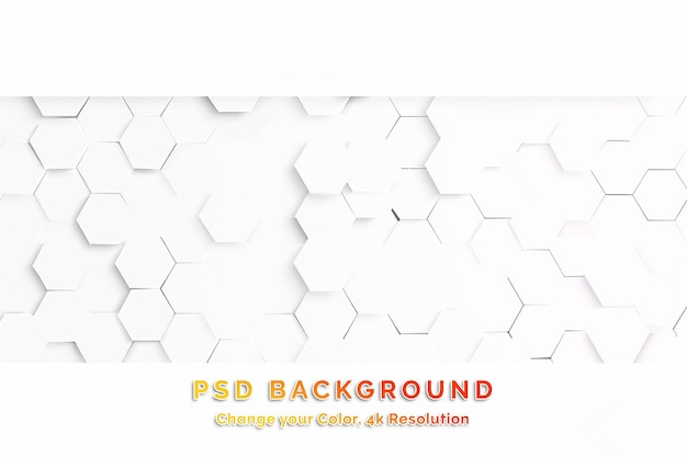 PSD abstract hexagon background