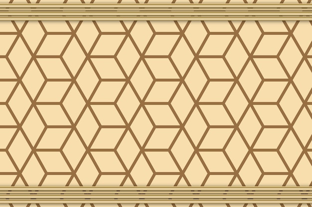 Abstract hexagon pattern background editable color