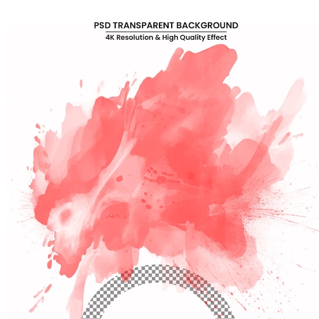 Abstract isolated colorful vector watercolor stain Grunge element for paper design