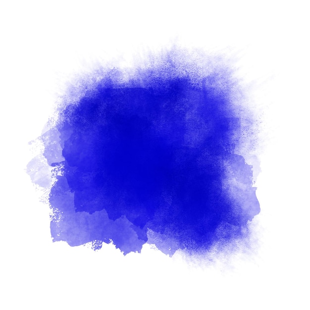 抽象的な水色の水彩手描き背景汚れ芸術的