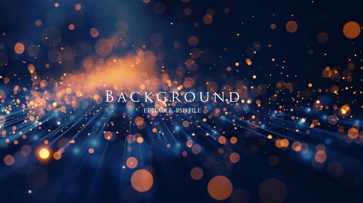 PSD abstract of lighting for background digital lens flare in dark background
