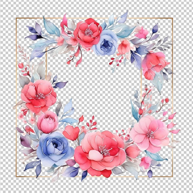 Abstract metallic flower weddign card design