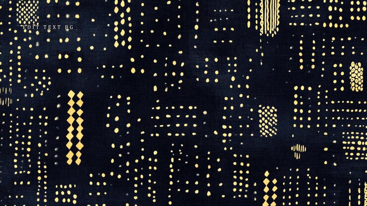 PSD abstract navy blue and gold textured background with geometric shapes and dots