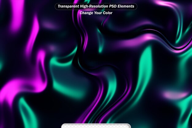 PSD abstract neon geometric background wavy gradient liquid