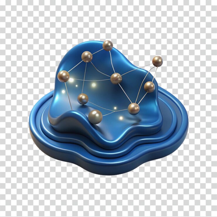 PSD abstract network connections