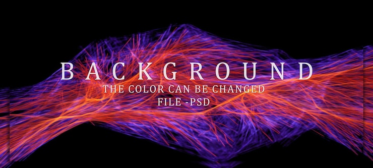 PSD abstract network of red and purple lines