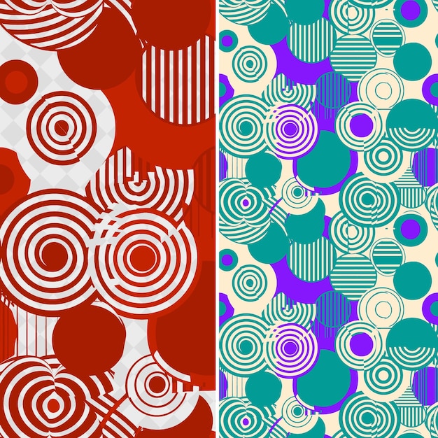 PSD abstract patterns with geometric shapes and contained in cir creative abstract geometric vector