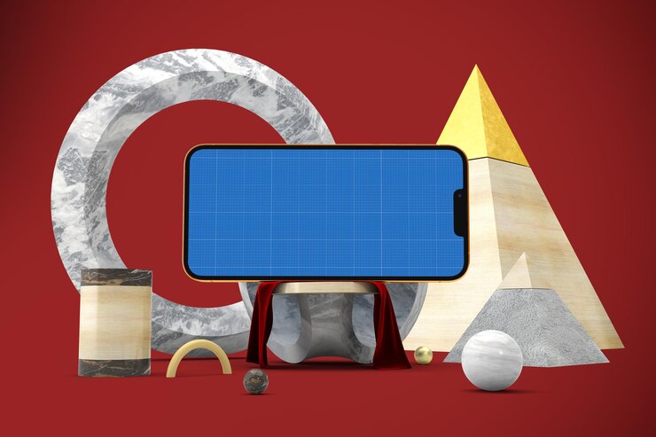 PSD abstract phone 13