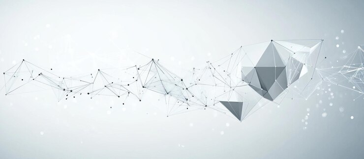 PSD abstract polygonal network