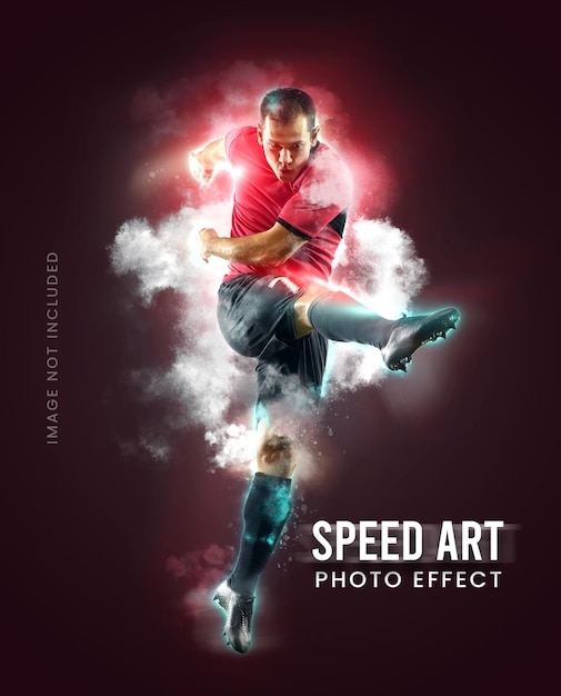 Abstract powder explosion photo effects