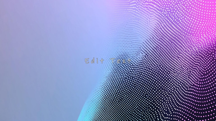 PSD abstract purple pink and blue particle wave background