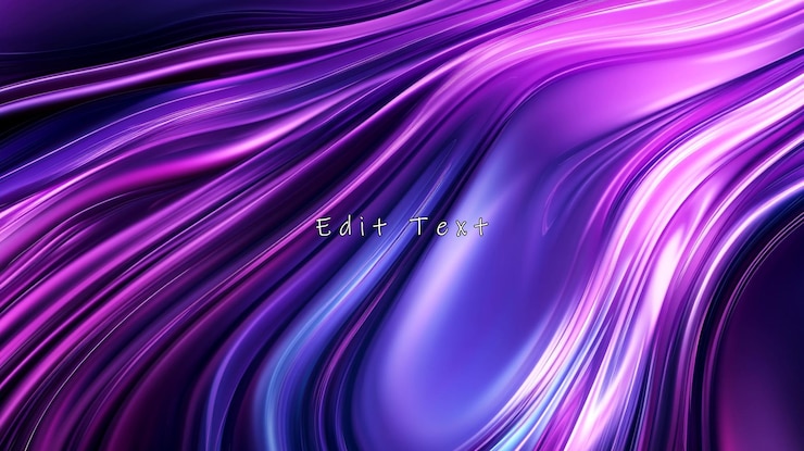 PSD abstract purple and pink flowing liquid wave background