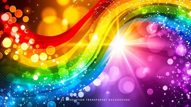 PSD abstract rainbow background