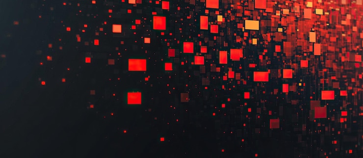 PSD abstract red and black geometric background