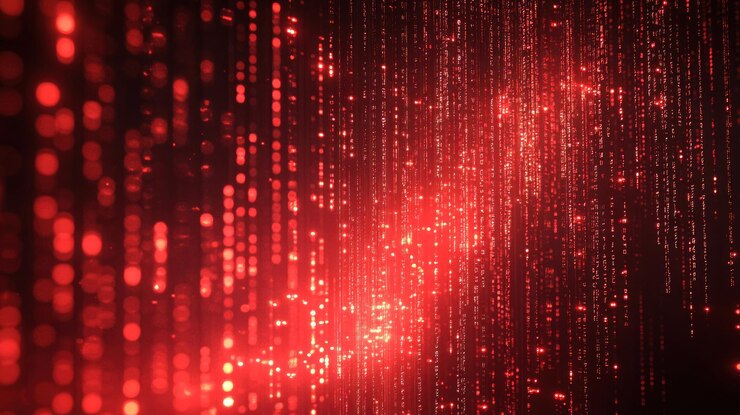 PSD abstract red glittering background