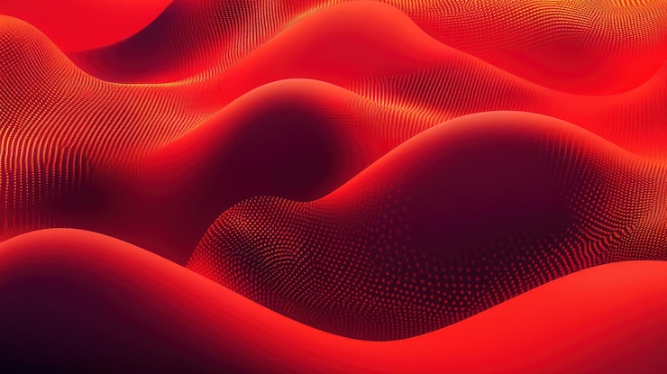PSD abstract red wave pattern background