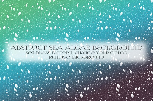 Абстрактный узор морских водорослей на удалении фоновой текстуры
